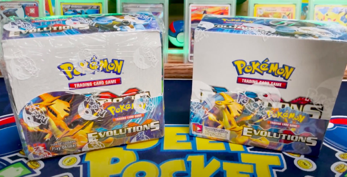 Conjuntos de cajas de comparación de Pokémon